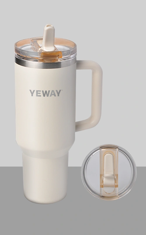 leak proof travel tumbler with secure lid